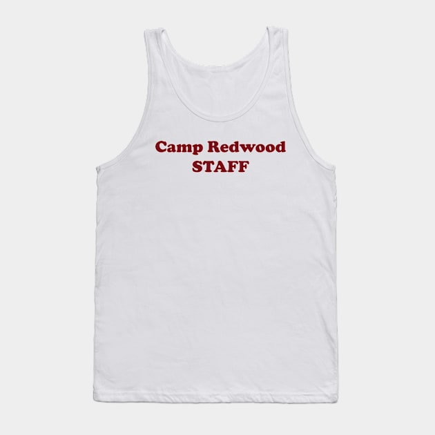 California Camp Staff, Red Ink Tank Top by Heyday Threads